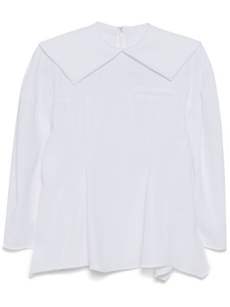  Enföld Sewing Detail Blouse - White 