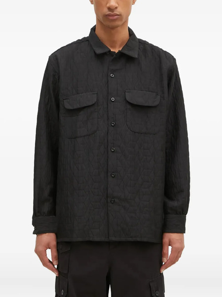  Engineered Garments Quilted Pocket Shirt - Black 
