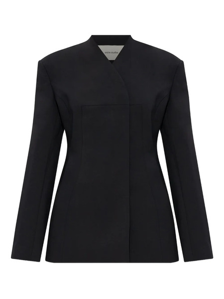  Entire Studios Button-fastening Double-breasted Coat - Black 