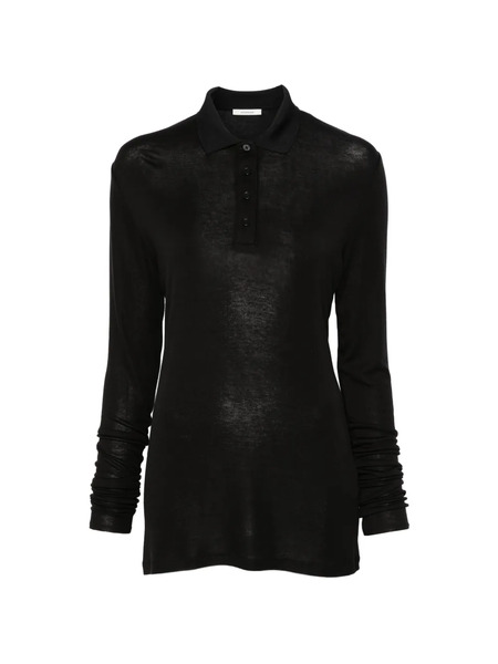  Entire Studios Buttoned Polo Shirt - Black 