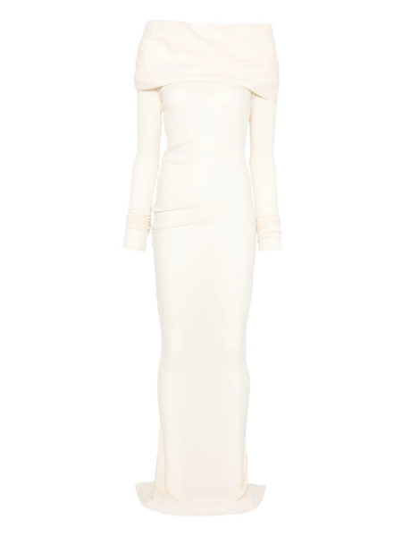  Entire Studios Cavalier Draped Maxi Dress - Neutrals 