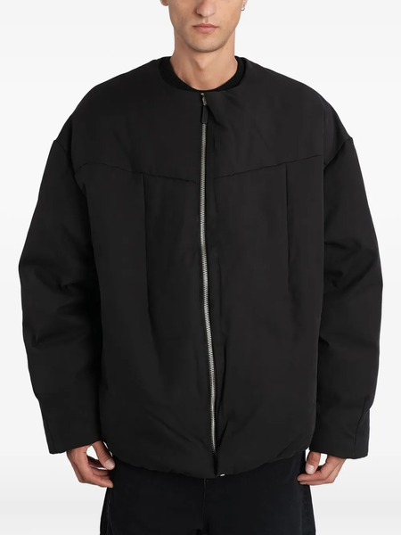  Entire Studios Collarless Padded Jacket - Black 