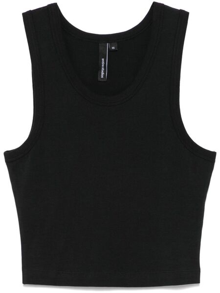  Entire Studios Cropped Tank Top - Black 