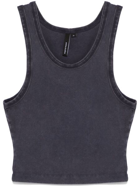  Entire Studios Cropped Tank Top - Blue 