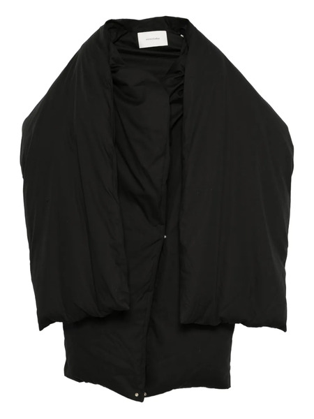  Entire Studios Doona Scarf-detail Padded Coat - Black 