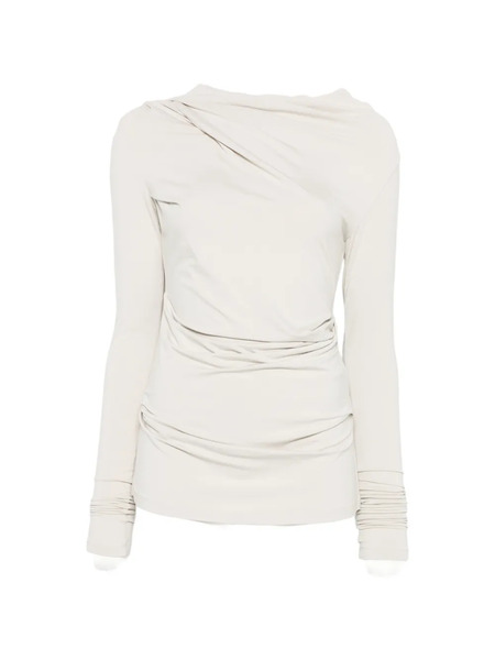  Entire Studios Drape Long-sleeve Top - Grey 