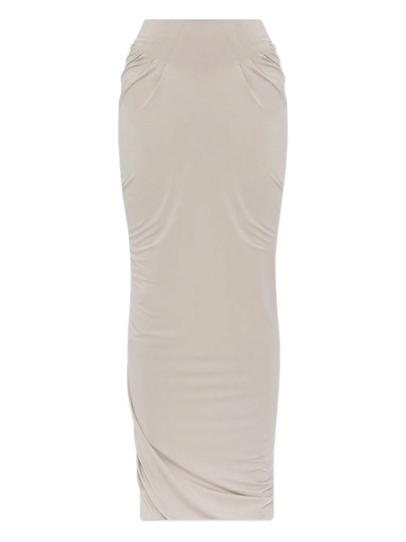  Entire Studios Draped Jersey Skirt - White 