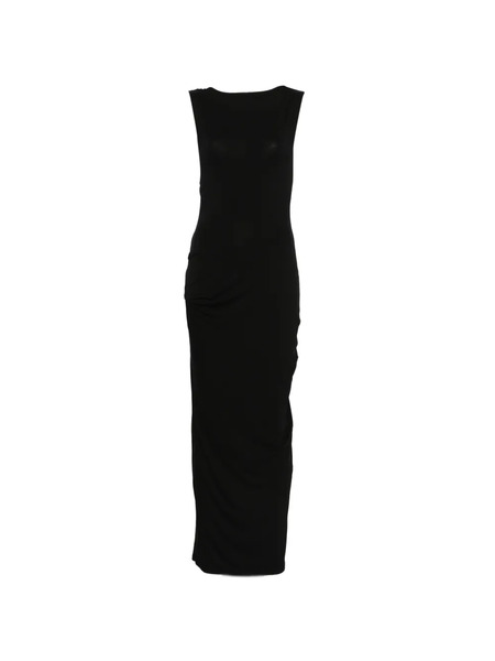  Entire Studios Draped Sleeveless Maxi Dress - Black 