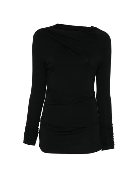  Entire Studios Draped Top - Black 
