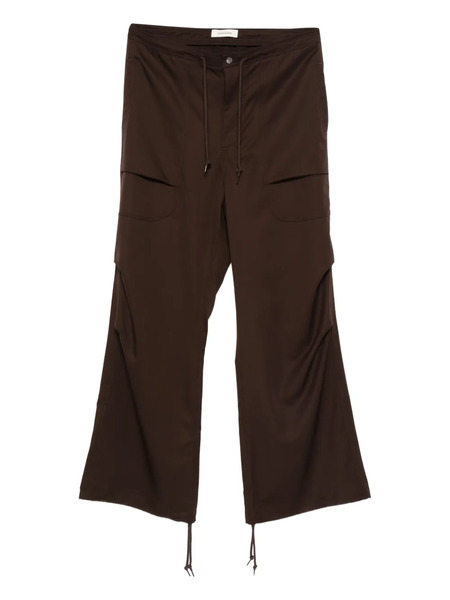  Entire Studios Drawstring Cargo Trousers - Brown 