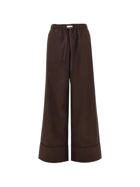  Entire Studios Drawstring Palazzo Trousers - Brown 