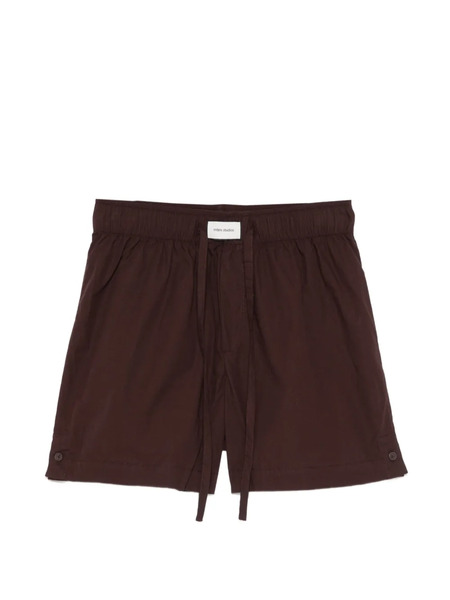  Entire Studios Drawstring Shorts - Brown 