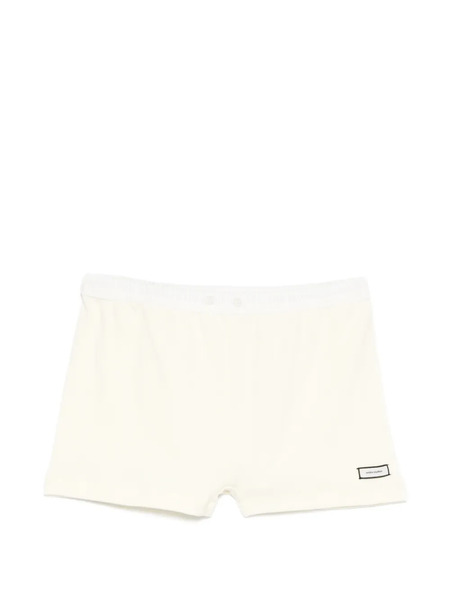  Entire Studios Elastic-waist Mini Shorts - Yellow 