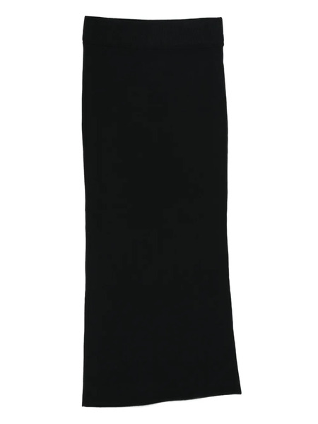  Entire Studios Elasticated-waist Midi Skirt - Black 