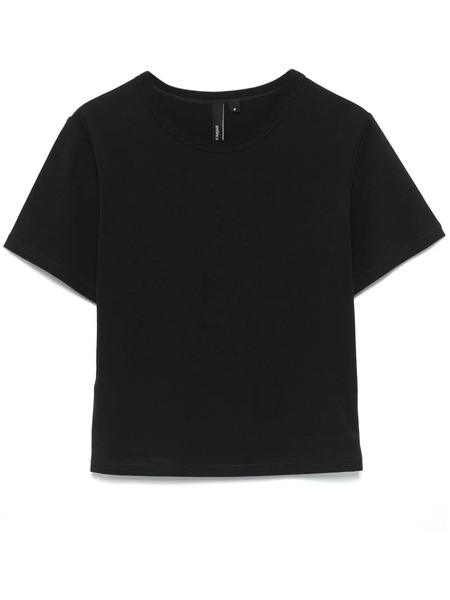  Entire Studios Jersey Cropped T-shirt - Black 