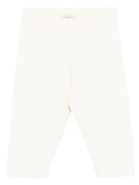  Entire Studios Knitted Capri Pants - White 