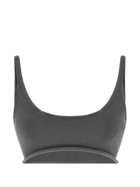  Entire Studios Knitted Crop Top - Grey 