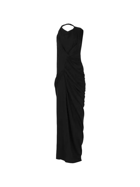  Entire Studios Oaklyn Draped Halterneck Dress - Black 