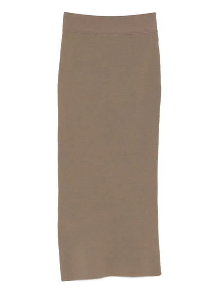  Entire Studios Ribbed Midi Skirt - Neutrals 