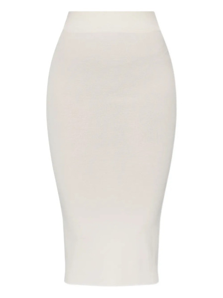  Entire Studios Ribbed Midi Skirt - Neutrals 