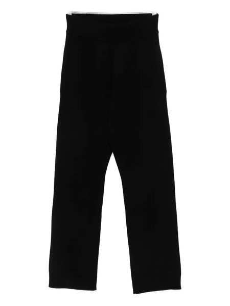  Entire Studios Ribbed-trim Trousers - Black 