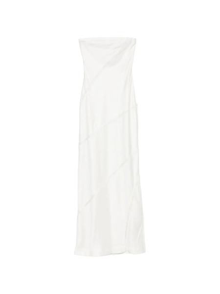  Entire Studios Ribbon Bandeau Dress - White 