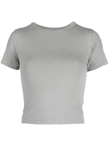  Entire Studios Round-neck Cropped T-shirt - Grey 