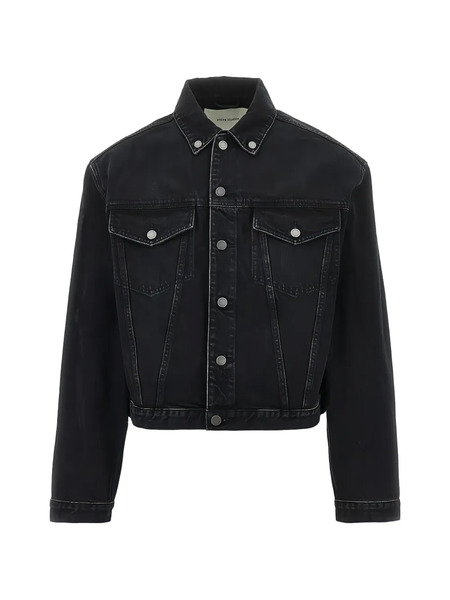  Entire Studios Shrunken Denim Jacket - Black 