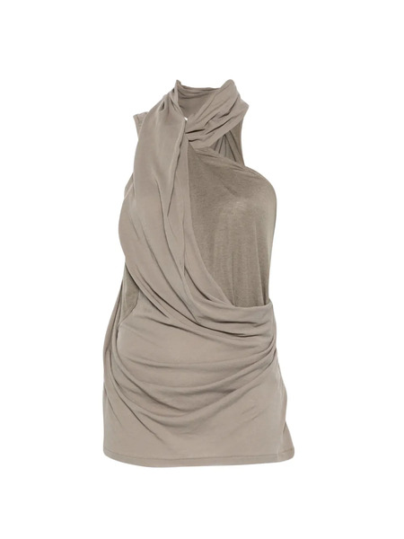  Entire Studios Sleeveless Draped-design Top - Neutrals 