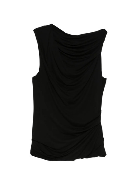  Entire Studios Sleeveless Draped Top - Black 