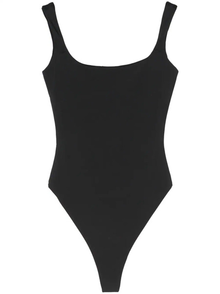  Entire Studios Square-neck Sleeveless Bodysuit - Black 