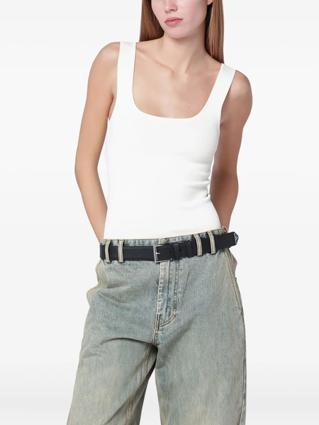  Entire Studios Square-neck Top - White 