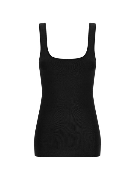  Entire Studios Square Neckline Top - Black 