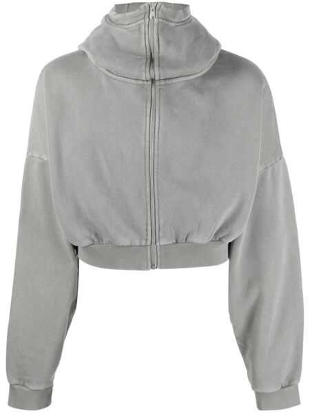  Entire Studios Stand-up Collar Zip-up Hoodie - Grey 