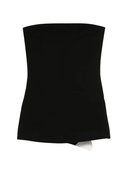  Entire Studios Strapless Panelled Top - Black 