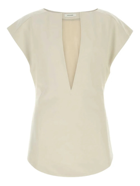  Entire Studios V-neck Top - Neutrals 