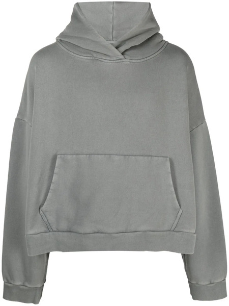  Entire Studios Washed Drop-shoulder Hoodie - Grey 