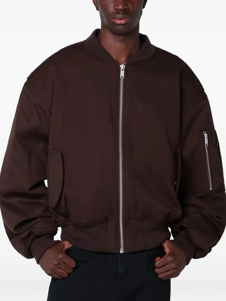  Entire Studios Zip-pocket Bomber Jacket - Brown 