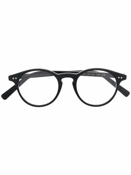  Epos Round-frame Glasses - Black 