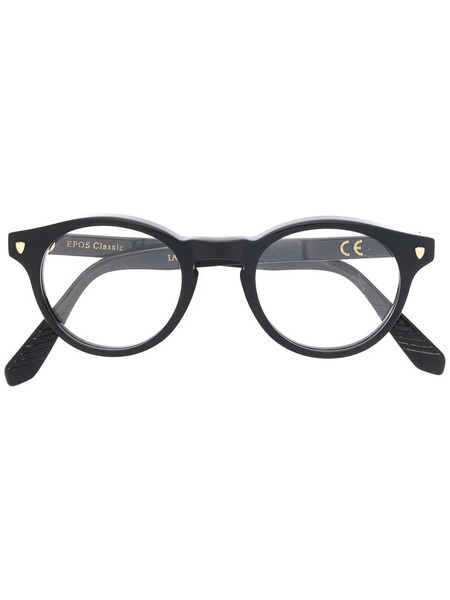  Epos Round Frame Glasses - Black 