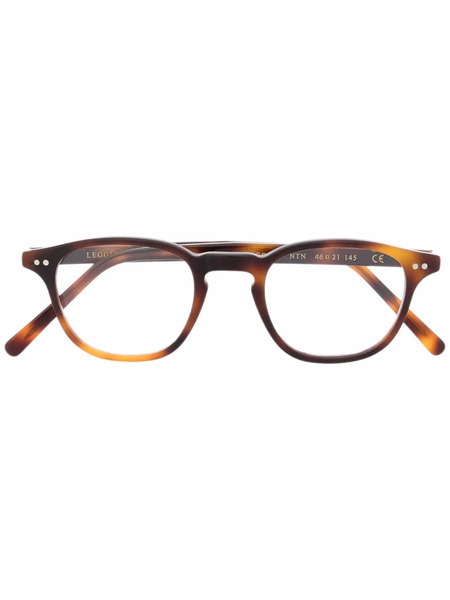  Epos Round-frame Glasses - Brown 