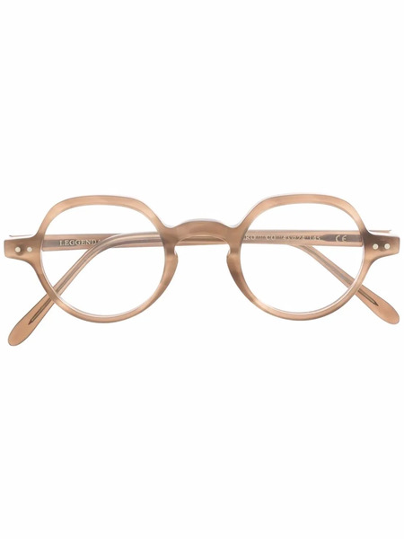  Epos Round-frame Glasses - Neutrals 