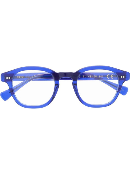  Epos Round-frame Optical Glasses - Blue 