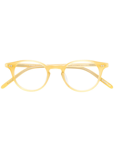  Epos Round Framed Glasses - Yellow 
