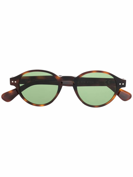  Epos Tortoiseshell Rounded Sunglasses - Brown 
