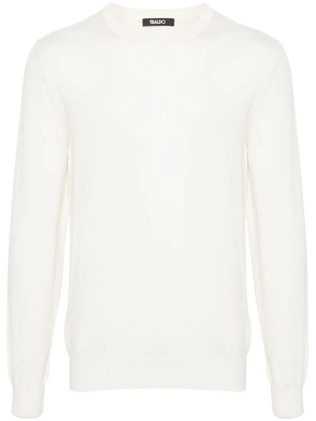  Eraldo Crew-neck Jumper - White 