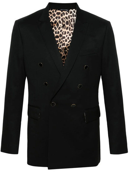  Eraldo Double-breasted Blazer - Black 