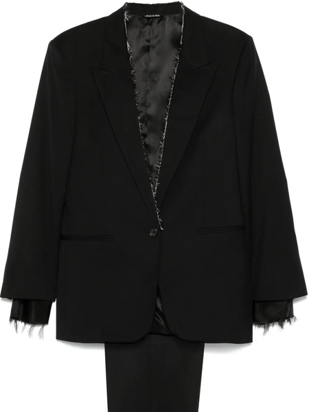  Eraldo Frayed Suit - Black 