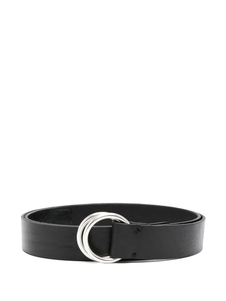 Eraldo Leather Belt - Black 