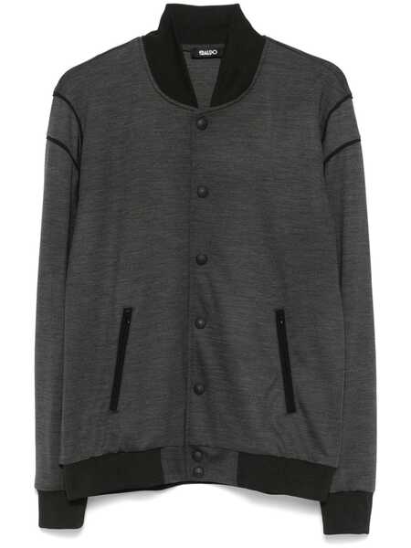  Eraldo Merino-wool Bomber Jacket - Grey 